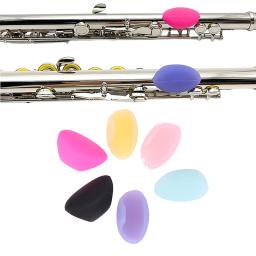 Silicone Instrumentos de sopro Suporte, Flauta Polegar Apoios, Protetor Flexível, Anti-fadiga, Engrenagens Anti-Slip, Acessórios, 1Pc - Image 2