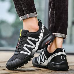 Homens caminhadas sapatos à prova dwaterproof água mulheres formadores ao ar livre rendas escalada trekking tênis montanha caminhada caça botas táticas 47 - Image 3