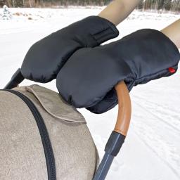 Luvas impermeáveis para homens e mulheres, aquecedores de mão, acessório para carrinho, inverno, 2 peças - Image 3