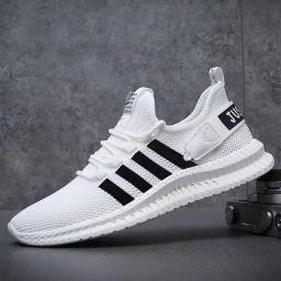 Tênis de corrida respirável Air Mesh para homens, leve, andando, tênis antiderrapantes, tênis de ginástica, tênis masculino - Image 3