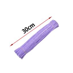 100 peças limpadores de cachimbo hastes de chenille de pelúcia para fontes de festa DIY - Image 6
