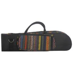 Impermeável Oxford pano trompete saco, carregando sacos de alça com bolsos laterais, latão instrumento acessórios, listras coloridas - Image 2