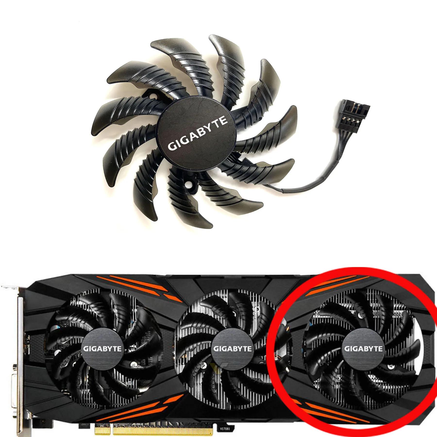 Novo para gigabyte geforce P104-100 gtx1060 1070 1070ti 1080 1080ti g1 ventilador de substituição da placa gráfica de jogos t 128010 SU - Image 1