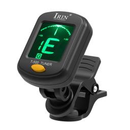 IRIN-Universal Digital Clip-On Guitar Tuner, Sintonizador de Tom para Baixo, Violino, Ukulele Elétrico, 360 ° Rotativo, T-100, T-400, T-500 - Image 6