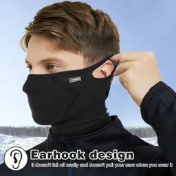 Máscara facial de ciclismo lavável para homens, bandana respirável, polainas de pescoço reutilizáveis, lenço macio para esportes, caminhadas, camping, corrida, bicicleta - Image 4