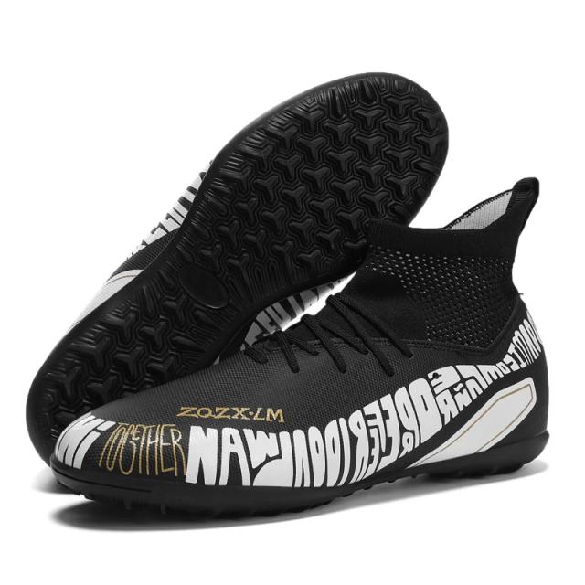 Sapatos de Futebol Ultraleves para Todas as Idades: Chuteiras Antiderrapantes para Treinamento em Campo e Futsal