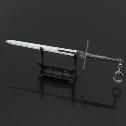 Permanente queima lâmina liga arma, todo o metal brinquedo, handwork adereços, adereços, modelo, 8,67" - Image 5