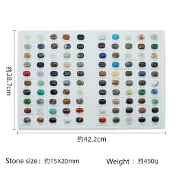 Kit de Coleção de Espécimes Minerais, 100 Tipos, Quartzo Natural, Pedras de Pedra de Cristal, Educação Geológica, Minério, 1 Conjunto - Image 6