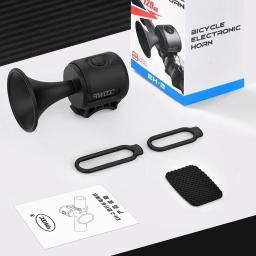 Bell elétrico de bicicleta de alto decibel, Buzina de bicicleta portátil, Construído em bateria, Buzina de aviso de ciclismo - Image 5