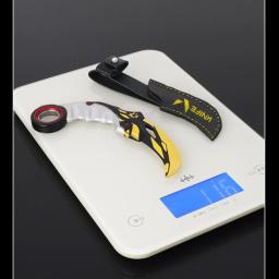 Espada valorant para crianças, faca samurai, estojo de couro, metal giratório, presente, campeões da série 15cm, 2021 - Image 2