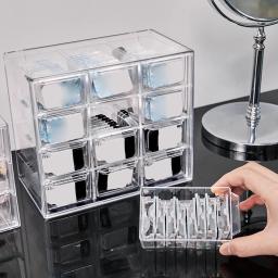 Caixa De Armazenamento De Frisada Compartimento Transparente, Grande Capacidade Gaveta Acrílica, Caixa De Exposição Artesanal DIY Arroz Bead Jóias, Ins Estilo - Image 5