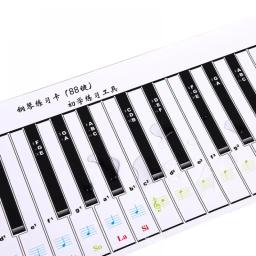 Piano portátil impermeável, PE teclado prática cartão, instrumentos musicais, flexível 88 chave, eletrônico - Image 2