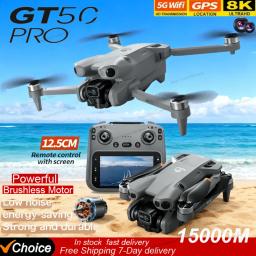 2026 NOVO Drone RC Original GT50 PRO com Câmeras Duplas 8K HD, WiFi, GPS, 20 Minutos de Voo, Fotografia Aérea, Quadricóptero, Brinquedo de Controle Remoto - Image 1