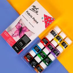Tintas Profissionais De Pintura Têxtil, roupas cerâmicas pintadas à mão, conjunto de tinta acrílica, suprimentos de arte, 20ml - Image 3