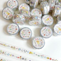 Adesivos Japoneses Adesivos Decorativos, Fitas De Mascaramento De Graffiti Desenhadas À Mão, Papel de Scrapbooking DIY, 5m, 1Pc por Lote - Image 5