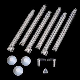 367A parede de bolha de ar difusor de oxigênio barra de plástico 6 peças 4 polegadas tubos transparentes para hidroponia de para - Image 4