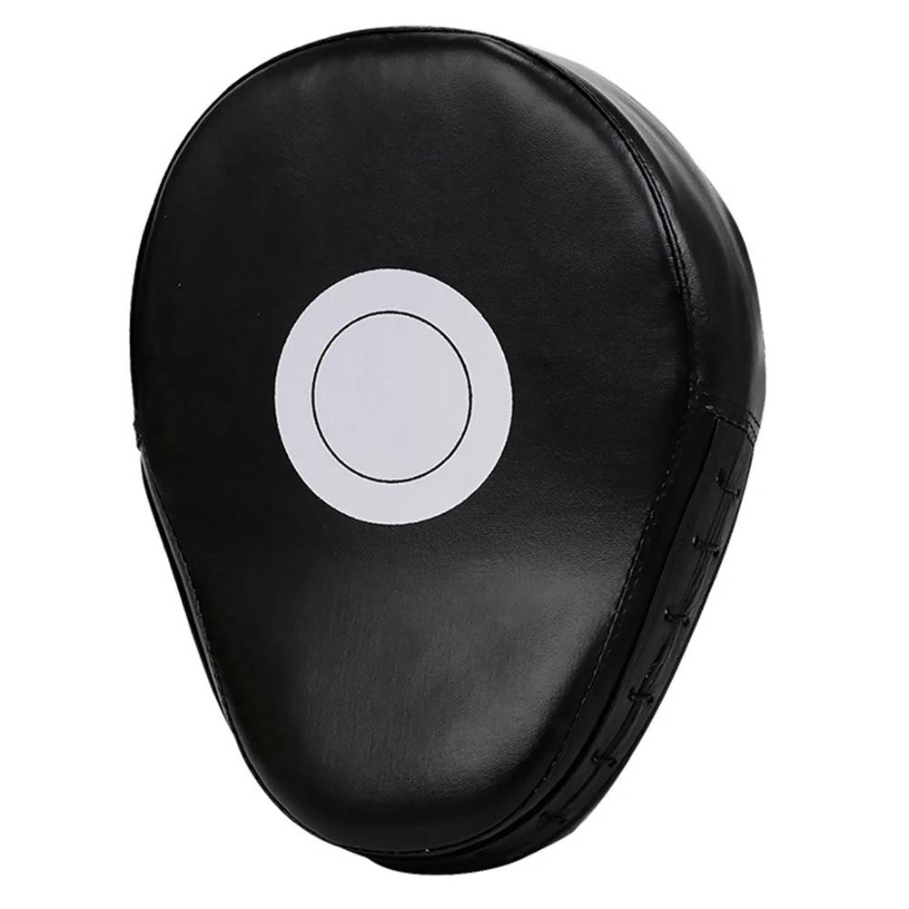 Curvo Boxe Mão Alvo para Treinamento de Artes Marciais, PU Couro, Punching Mitts, respirável Kickboxing Pads, Boxe Focus Pad - Image 1