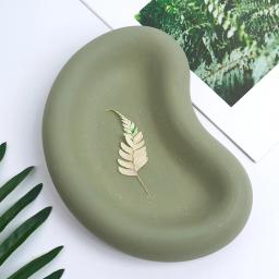 Bandeja De Armazenamento De Forma De Ervilha Criativa, Molde De Silicone, Gesso Artesanal DIY, Resina De Concreto, Prato De Exibição De Jóias, Moldes De Artesanato, Decoração De Casa - Image 1
