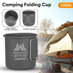 Copo De Caneca De Acampamento De Titânio, Louça Turística, Utensílios De Piquenique, Equipamento De Cozinha Ao Ar Livre, Conjunto De Cozinhar De Viagem, Panelas, Caminhadas Drinkwar - Image 1