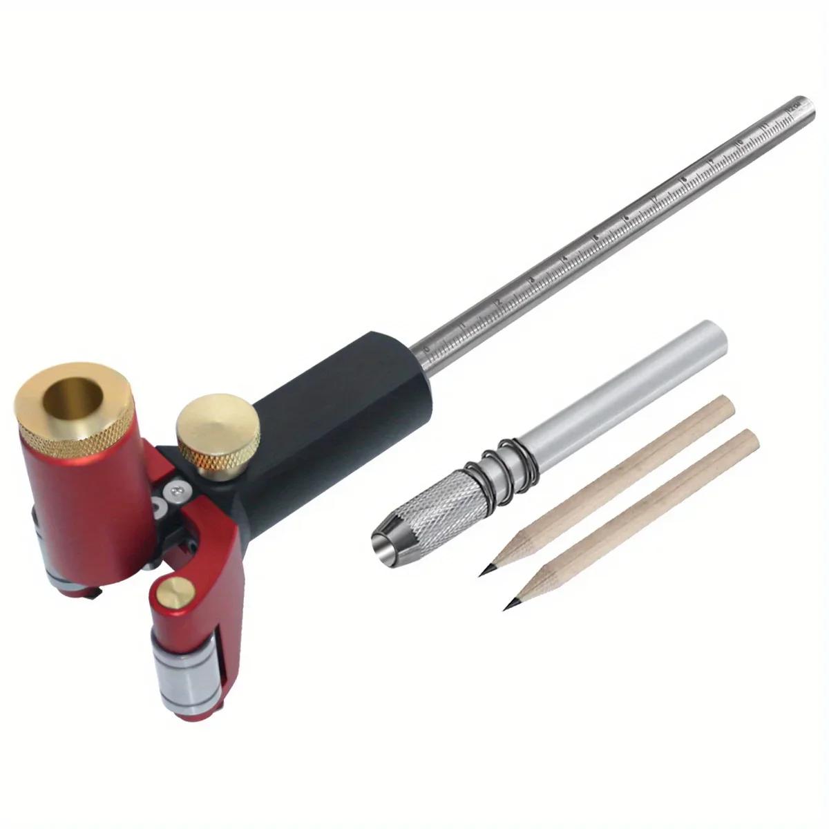 Multifuncional Roda Marcação Scriber Ferramenta, Dual-purpose Precisão Scriber, Barra de Metal Sólido, Ferramenta Scribe, Arco Linear - Image 1