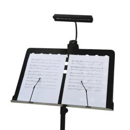LED Music Stand Light, lâmpada de leitura do livro, kit de iluminação pescoço flexível, pianistas, músico presentes suprimentos - Image 3