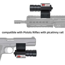 Tactical red dot laser sight para rifle pistola de tiro caça arma com 650nm ajustável 11/20mm caça arma escopo acessórios - Image 3