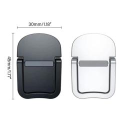 Portable Laptops Stand para Desk, auto-adesivo, pés invisíveis, suporte dobrável, suporte de teclado de computador, 2pcs - Image 6