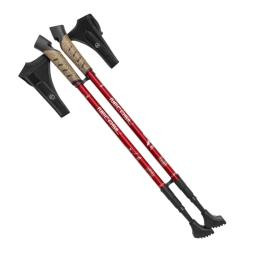 Bastão dobrável super leve, Trekking Pole para caminhadas e montanhismo, Equipamento de acampamento, Cana, 2 peças - Image 2