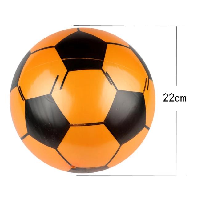 Bola de Futebol Multicolorida Inflável em PVC para Crianças - Ideal para Treinamento e Jogos ao Ar Livre, 20cm