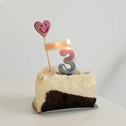 Conjunto De Velas De Aniversário Coloridas Longas, Vela De Bolo De Ins, Decoração De Casamento, Decoração De Mesa Do Festival, Toppers De Bolo De Feliz Aniversário - Image 2