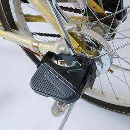 1 par de bicicleta pedais traseiros antiderrapante bicicleta pedal dobrável aço ciclismo stand footpegs bicicleta apoio para os pés para criança segurança assento traseiro - Image 1