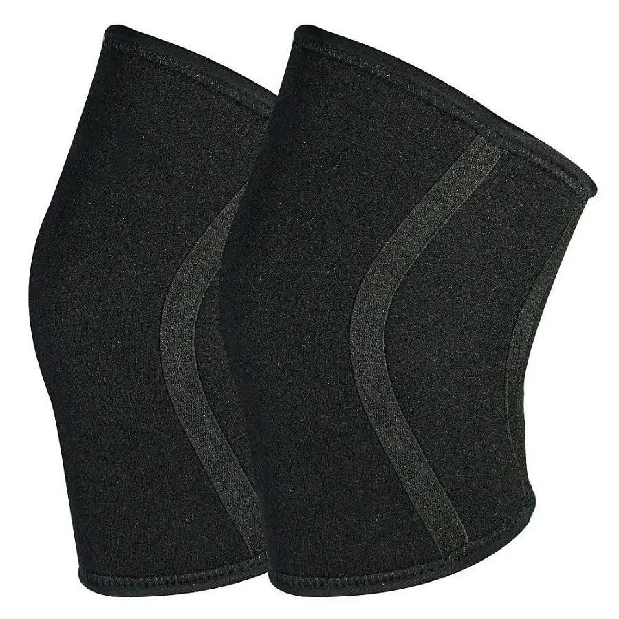 Joelheiras Neoprene para Homens e Mulheres, Luva 7mm, Suporte, Compressão Esportiva de Ginásio, Protetor de Joelho para CrossFit e Powerlifting, 1 Par - Image 1
