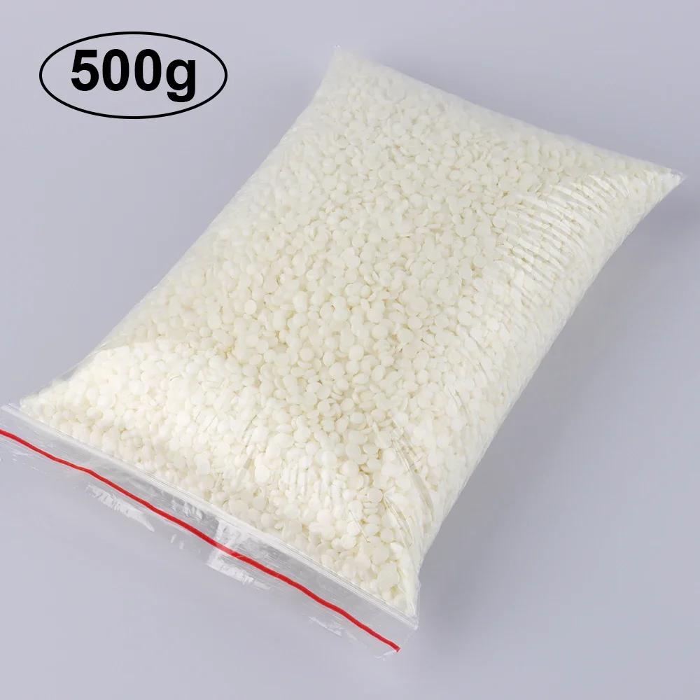 500g/1kg material de parafina de cera de soja pura pré-sele cera-núcleo pigmentos aromaterapia cera de parafina pura diy velas artesanais artesanato - Image 1