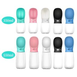 Garrafa de água cão portátil, caminhada ao ar livre, cachorro, pet, viagem, tigela, suprimentos para gatos, 350ml, 550ml - Image 2