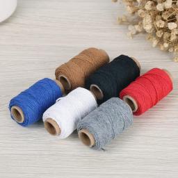 Algodão Macramé Cordão Corda, Bohemia Wedding Crafts, DIY Twine Thread String, Costura artesanal, Casa Hangings, Party Decor, 1mm, 10m - Image 1