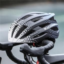 West Bike-Capacete de ciclismo com luz LED para homens e mulheres, óculos magnéticos, leve, bicicleta de estrada, equipamento MTB, segurança - Image 5