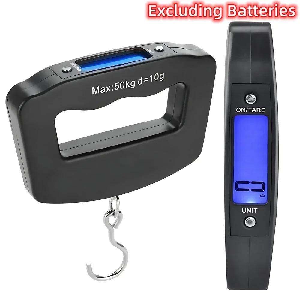 Balança digital para bagagem, 50kg, portátil, mala, balança eletrônica, retroiluminação, display digital, acessórios de viagem - Image 1