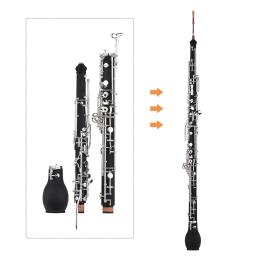 Profissional Inglês Horn Alto Oboé, F Key, corpo de madeira sintética, prateado Chaves, instrumento de sopro com luvas Reed, estojo de transporte - Image 1