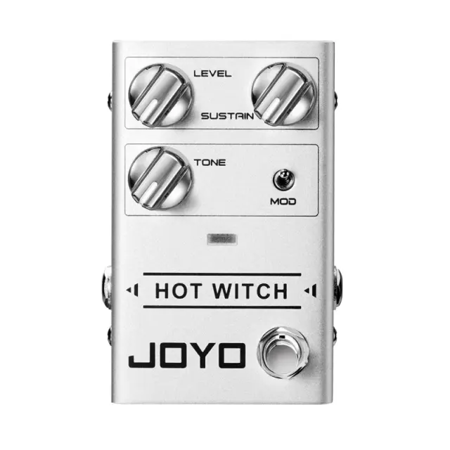 Pedal de Efeito Joyo-R-25 Fuzz para Guitarra com 2 Modos e Hot Witch