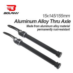 Bolany haste de eixo passante de liberação rápida para suspensão de garfo de bicicleta 15x1 0/110mm liga de alumínio através do eixo para mtb boost hub cubo - Image 2