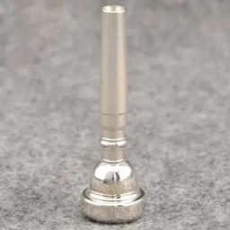 Bb Trompete Bocal com Prata e Banhado a Ouro, Instrumentos de Latão, Acessórios, Pro, Novo, Hot Sell, 7C, 5C, 3C1.5C - Image 4