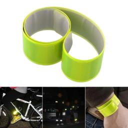 30*3cm destaque faixas reflexivas alta visibilidade refletem cintas para o braço de pulso tornozelo perna noite correndo ciclismo refletor fita - Image 4