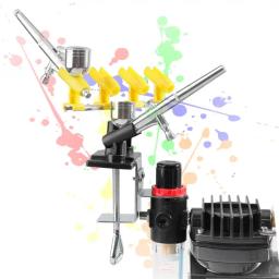 Universal Airbrush Stand Holder, Rotação de 360 °, Pistola de Peças, Airbrush Acessórios, Braçadeira, Detém Até 6 Airbrush - Image 6