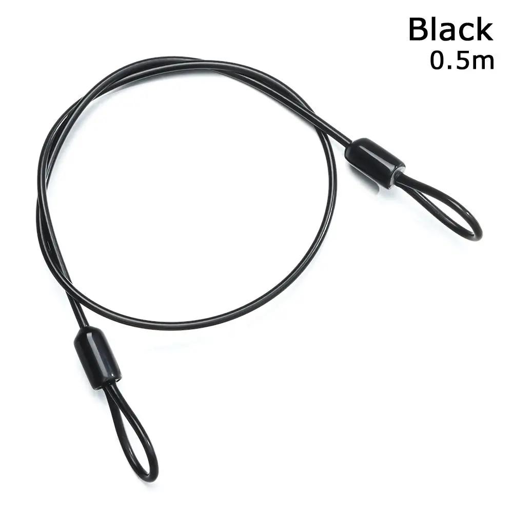 Fio de trava de bicicleta, cabo de segurança de aço resistente, corda de bloqueio anti, acessórios de segurança para ciclismo de estrada mt, meters/0.5 metros - Image 1