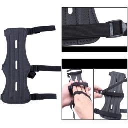 Equipamento de tiro com arco em couro, Proteção Antebraço, Seguro, Ajustável, Arco, Flecha, Caça, Tiro, Acessórios de Treinamento, Protetor - Image 5