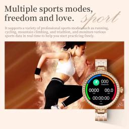 HW16 Mini Relógio Inteligente para Mulheres, Rastreador De Fitness, NFC, Chamada Bluetooth, AI Voice, Monitor De Saúde, Lady Smartwatch, ChatGPT, Moda - Image 5