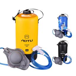 12l acampamento ao ar livre chuveiro saco de água aquecimento solar chuveiro portátil acampamento caminhadas escalada equipamento banho ducha portatil acampamento - Image 1
