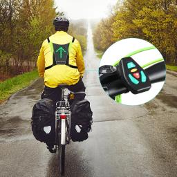 USB Reflective Vest Mochila com LED Turn Signal Light, Controle Remoto, Safety Bag, Equipamento para Ciclismo, Corrida, Corrida, Esporte ao ar livre - Image 5