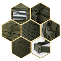 Mochilas táticas masculinas de grande capacidade, 30l/50l, pacote ao ar livre para trekking, equipamento de acampamento, caça, caminhadas, mochilas de viagem - Image 5