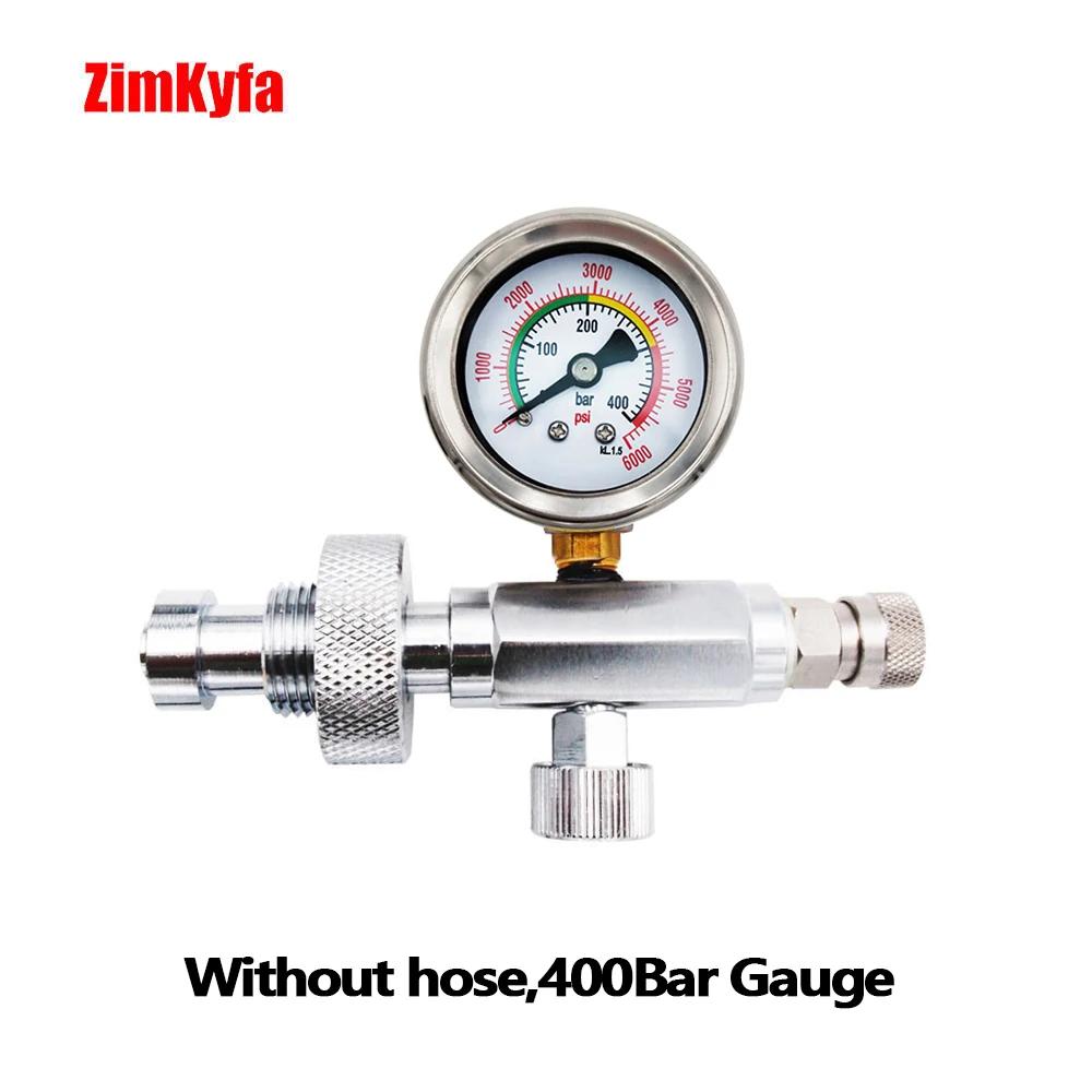 Estação de enchimento HPA Ar Comprimido, Recarga Adaptador de carregamento, Din Scuba Diving Tanque, garrafa grande para tanque pequeno, G5, 8 ", DIN 232/300 Bar - Image 1